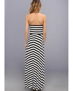 Calvin Klein Dresses|Dresses<Striped Bra Cup Dress Black/White