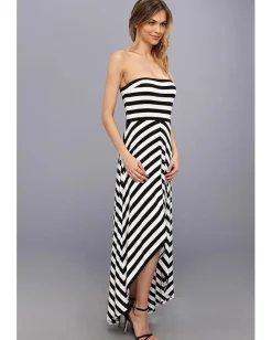 Calvin Klein Dresses|Dresses<Striped Bra Cup Dress Black/White