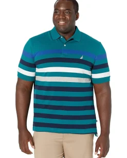 Nautica Activewear<Striped Deck Polo Shaded Spruce
