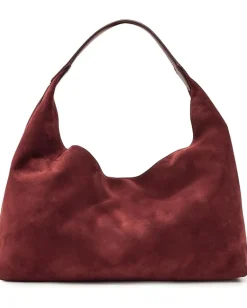 Handbags|Shoulder Bags|Madewell Suede Slouchy Shoulder Bag Aged Wine