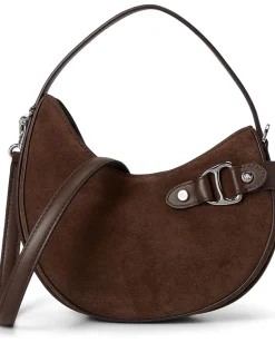 Women Lauren Ralph Lauren Suede Small Tasha Crossbody Bag