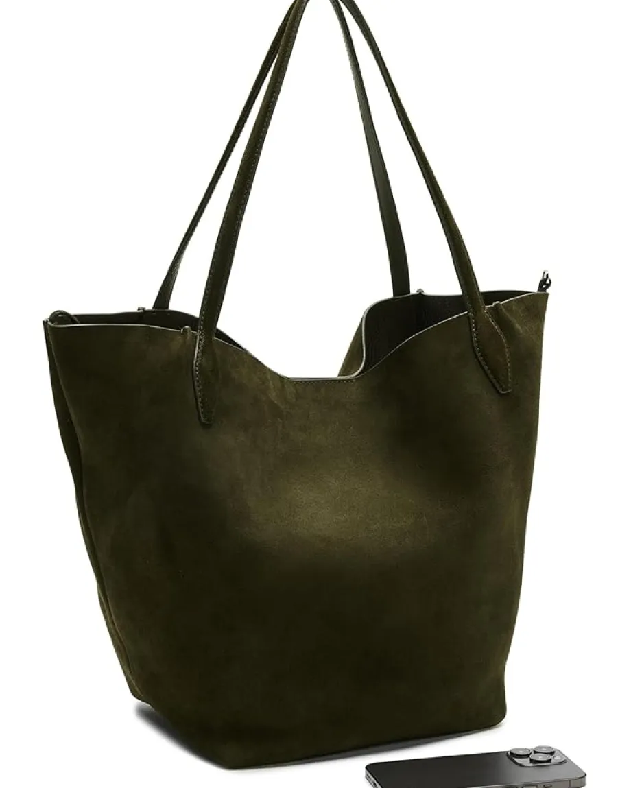 Women Madewell Suede Soft Grain Shopper