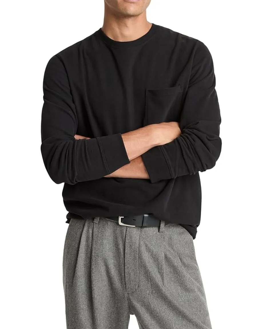 Vince Sueded Jersey Pocket Crew