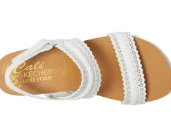 Heels|Sandals|SKECHERS Summers - Coastal Stroll White