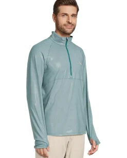 Activewear|Columbia Summit Valley Long Sleeve Half Zip River Blue