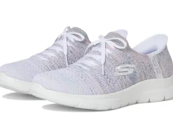 SKECHERS Summits Hands Free Slip-INS White Multi Discount