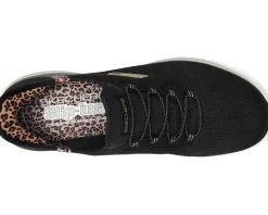 Women SKECHERS Summits Leopard Chic Hands Free Slip-INS