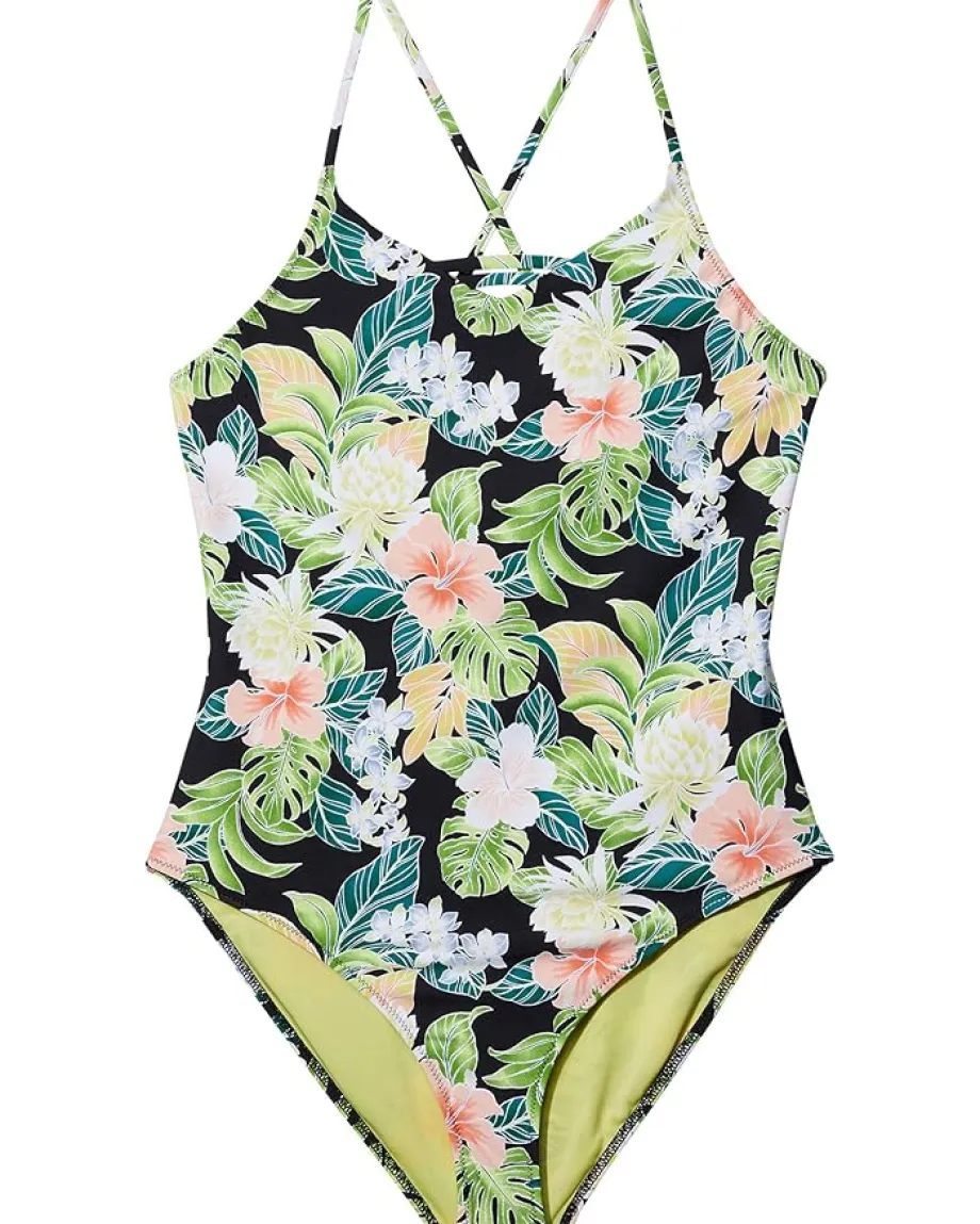 Volcom Kids Sunny Beach One-Piece (Big Kids) Black