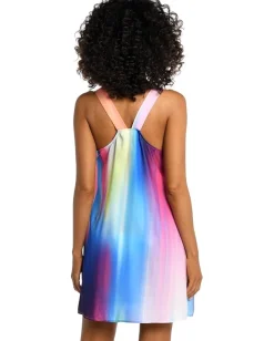 La Blanca Swimwear|Swimsuits & Cover-Ups<Sunset Shores High Neck Dress Multi