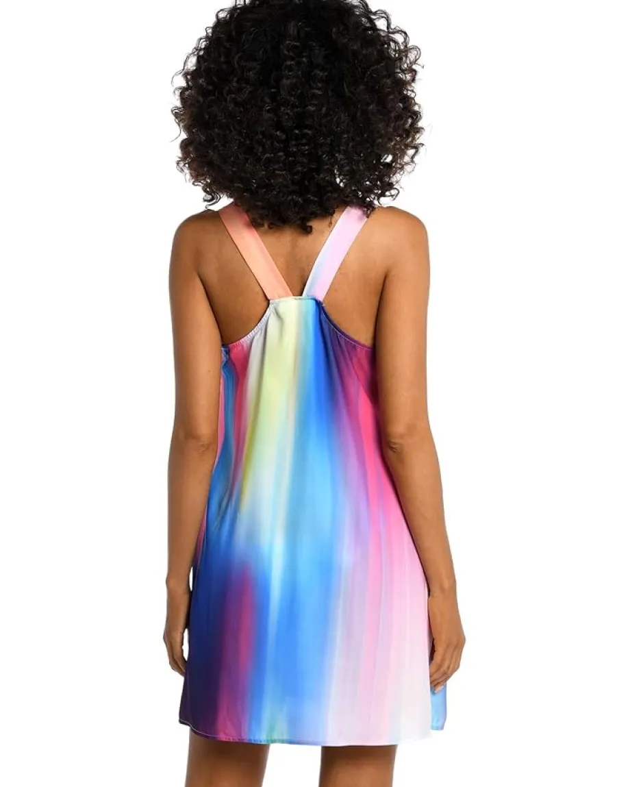 La Blanca Swimwear|Swimsuits & Cover-Ups<Sunset Shores High Neck Dress Multi
