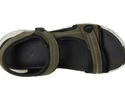 Taos Footwear Sandals|Sandals<Super Side Olive Emboss