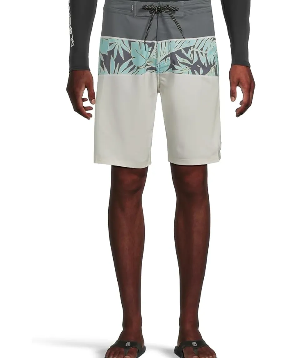 Quiksilver Surfsilk Panel 20 Boardshort Silver Birch Discount