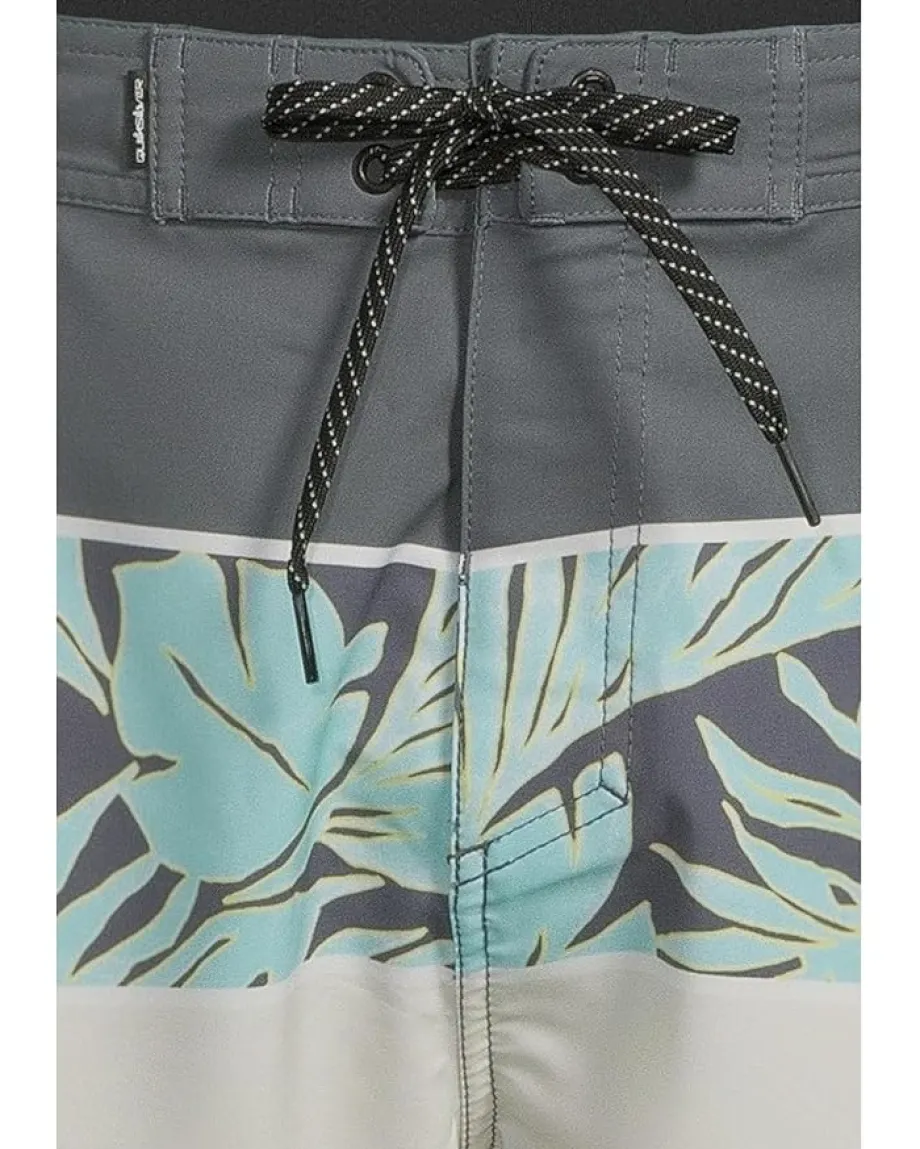 Quiksilver Surfsilk Panel 20 Boardshort Silver Birch Discount