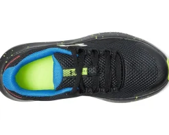Under Armour Kids Shoes<Surge 4 (Big Kid) Black/High Vis Yellow/White