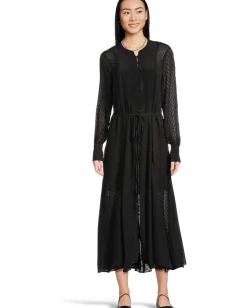 Dresses|Dresses|Madewell Suzy Dress - Viscose Clip Dot Jacquard True Black