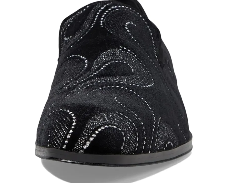 Stacy Adams Swainson Embroidered Slip-On Loafer Black/Silver Online