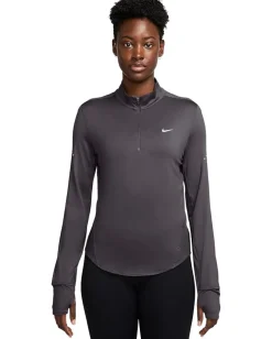 Activewear|Shirts & Tops|Nike Swift Dri-FIT Ultraviolet 1/4-Zip Running Top Thunder Grey/Reflective Silver