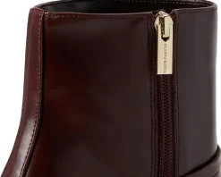 Vince Camuto Sybilla Double Strap High Heel Bootsie Rich Mahogany Best