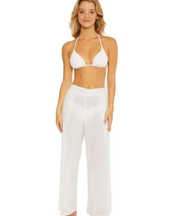 BECCA Swimwear|Swimsuits & Cover-Ups<Tanzania Scarf Tie Pant White