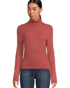 Women Michael Stars Tara Crop Turtleneck