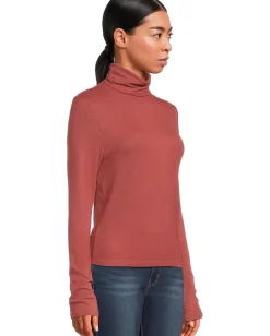 Women Michael Stars Tara Crop Turtleneck