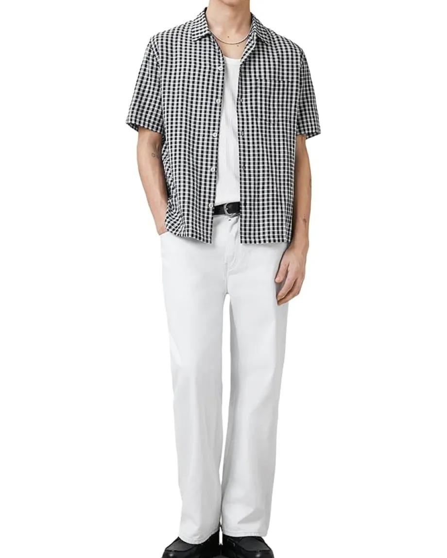 Activewear|AllSaints Tawney Short Sleeve Shirt Black 1