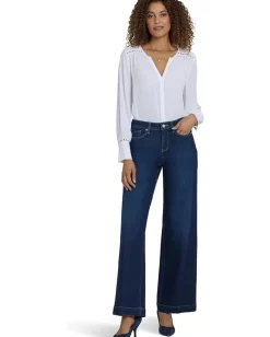 Jeans|NYDJ Teresa Wide Leg Jeans Midnight Breeze