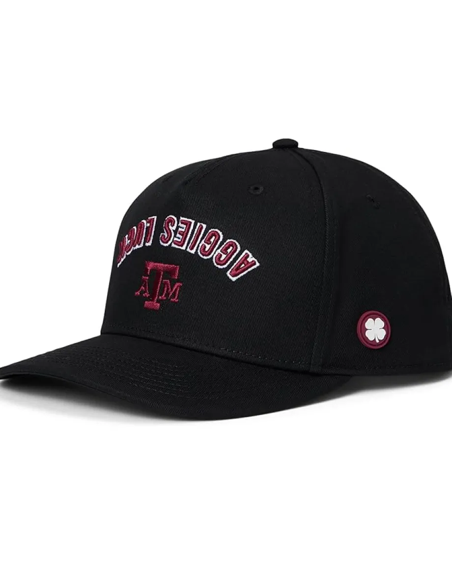 Black Clover Accessories|Accessories<Texas A&M Game Day Adjustable Snapback Hat Black/Cotton Twill Maroon 3d Embroidery