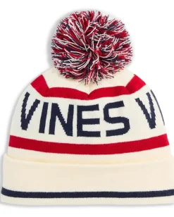 Vineyard Vines Accessories|Hats<Text Logo Pom Beanie Marshmallow