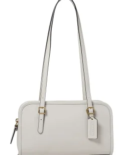 COACH The Originals Glovetanned Leather Swing Zip Chalk Hot