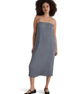 Dresses|Dresses|Madewell The Goldie Dress in Plissé Teapot Blue