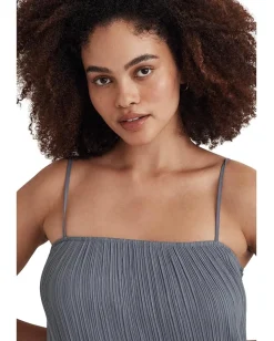 Dresses|Dresses|Madewell The Goldie Dress in Plissé Teapot Blue