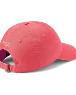 Accessories|Hats|Polo Ralph Lauren The Iconic Cotton Chino Ball Cap Red Sky
