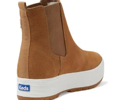 Boots|Boots|Keds The Platform Chelsea Lug Brown Suede