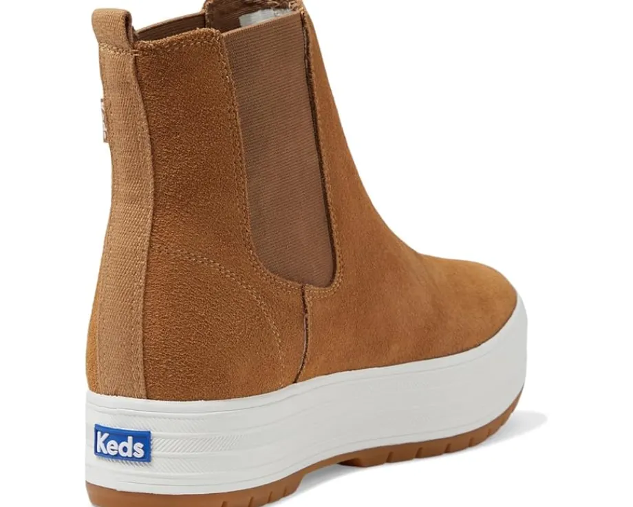 Boots|Boots|Keds The Platform Chelsea Lug Brown Suede