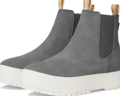 Keds Boots|Boots<The Platform Chelsea Lug Grey Suede