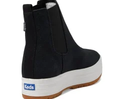 Boots|Boots|Keds The Platform Chelsea Lug Black Suede