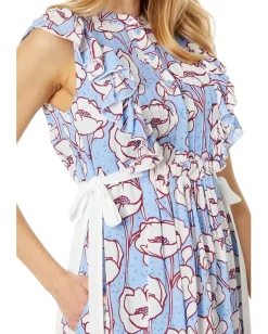 Women Ted Baker Tindraa Sleeveless Frilled Midi Dress