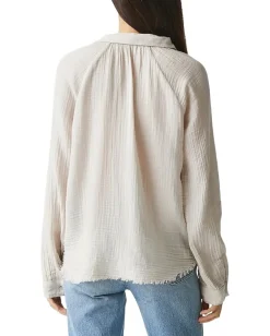 Shirts & Tops|Shirts & Tops|Michael Stars Toni Button Down Shirt Cement