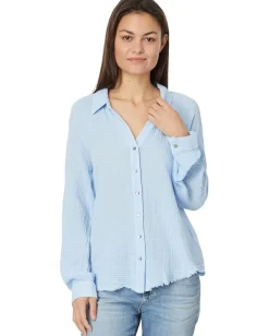 Women Michael Stars Toni Button Down Shirt
