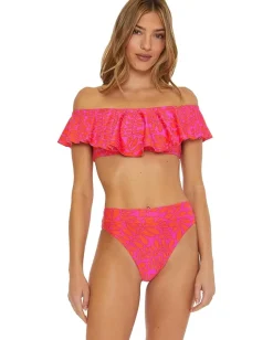 Women Trina Turk Trellis Ruffle Bandeau Top