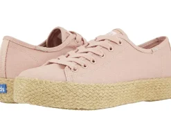Women Keds Triple Kick Cotton Canvas Jute