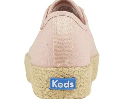 Women Keds Triple Kick Cotton Canvas Jute