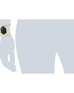 Jewelry|Jewelry|Vince Camuto Tropical Equinox Stone Cuff Bracelet Gold/Black