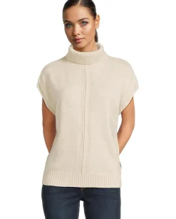 Sweaters|Lilla P Turtleneck Wedge Sweater Oat