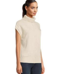 Sweaters|Lilla P Turtleneck Wedge Sweater Oat