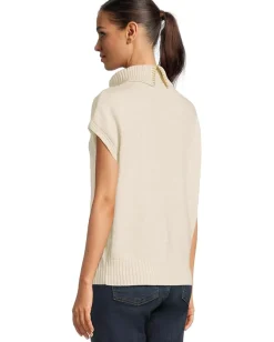 Sweaters|Lilla P Turtleneck Wedge Sweater Oat