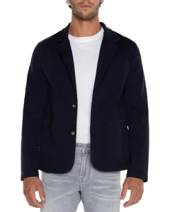 Liverpool Los Angeles Activewear<Twill Chino Patch Pocket Blazer Ink