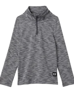 Clothing|Under Armour Kids Twist 1/2 Zip (Big Kid) Castlerock