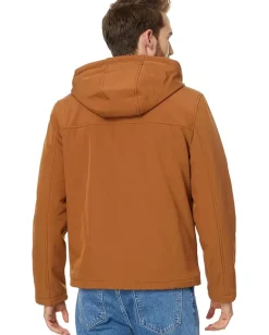 Activewear|Levi's® Two Pocket Softshell Hoody Brown
